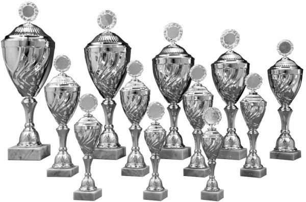 Metall Pokal " Naima " auf Sockel 12 Größen 32-67 cm-Copy