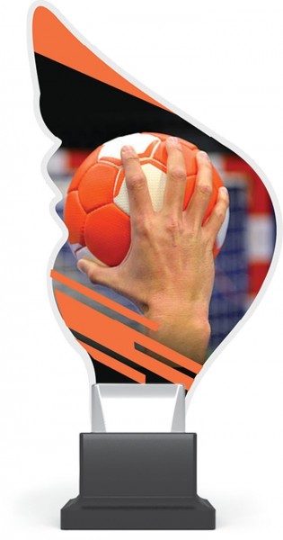 Acrylglas-Pokal " Handball "