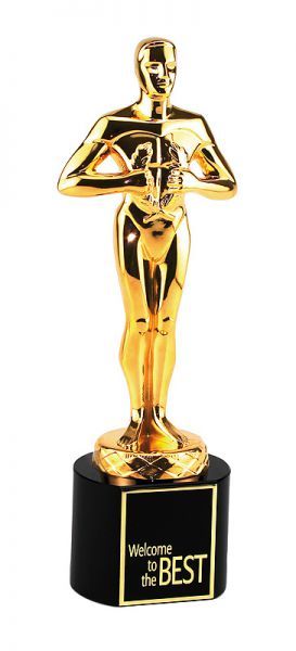 Hollywood Classic Award 24K vergoldet 18-27,5 cm
