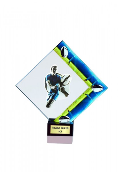 Glasständer Pokal " Rugby "