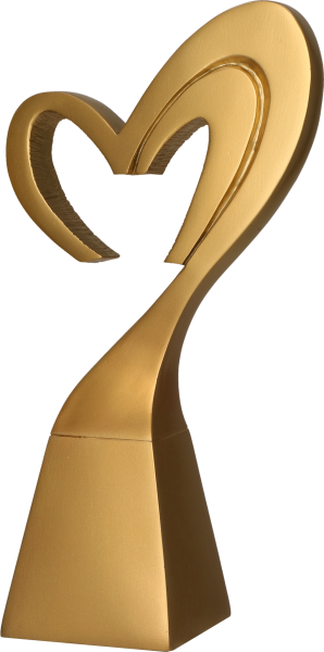 Herz Resin Award 23 cm