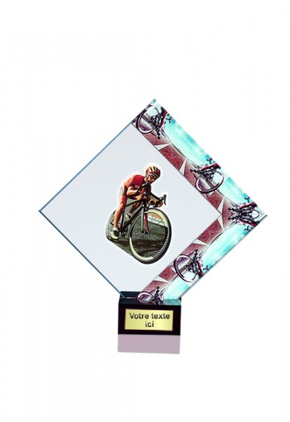 Glasständer Pokal " Radsport "