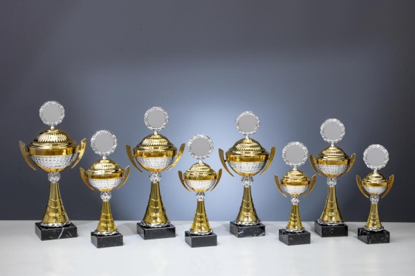 Economy Pokal " Kalinka " auf Marmorsockel in 8 Größen