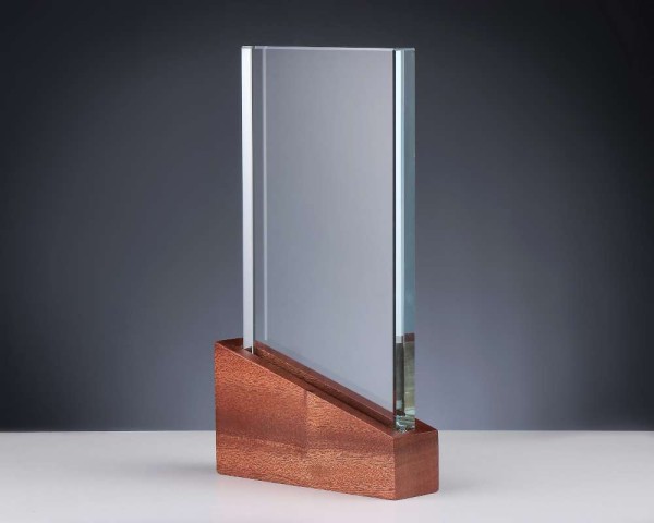 Holz-Glas-Award 2 cm Stärke
