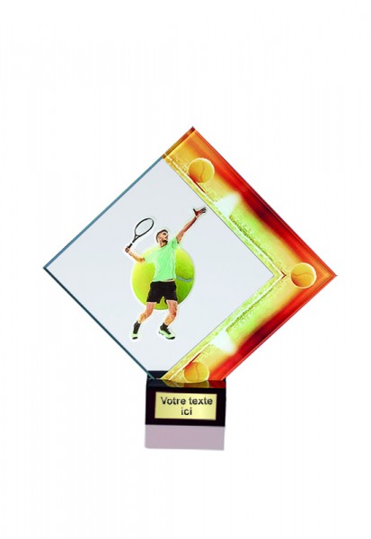 Glasständer Pokal " Tennis "