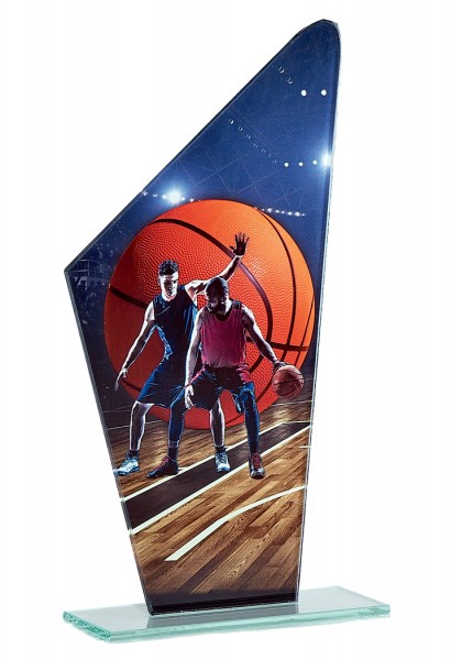 Sport Trophies mit Farbdruck " Basketball "