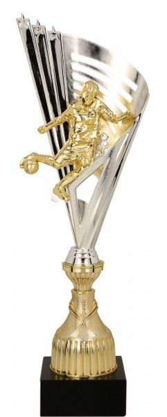 Basketball Design Pokal Silber