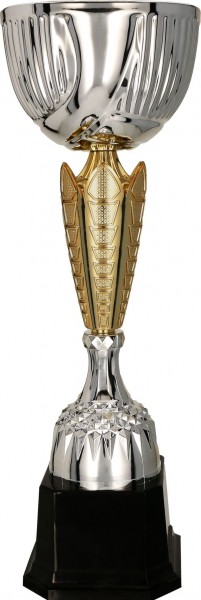moderner Design Pokal Silber/Gold