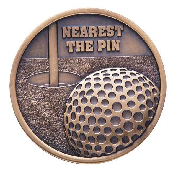 Golf Medaille"nearest the pin"